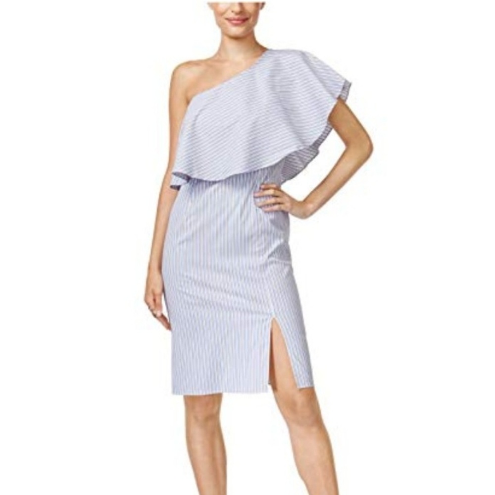 BAR lll womens one shoulder dress.